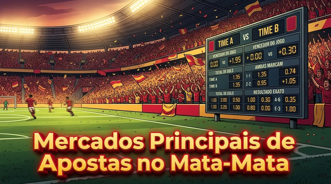 Placar de odds ao vivo e torcida vibrante, mercados de apostas.